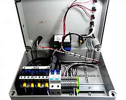 Instalação de quadro de distribuição elétrica