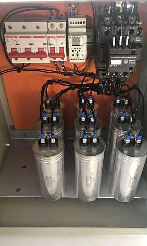 manutenção de banco de capacitores