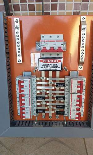 quadro de distribuição de força